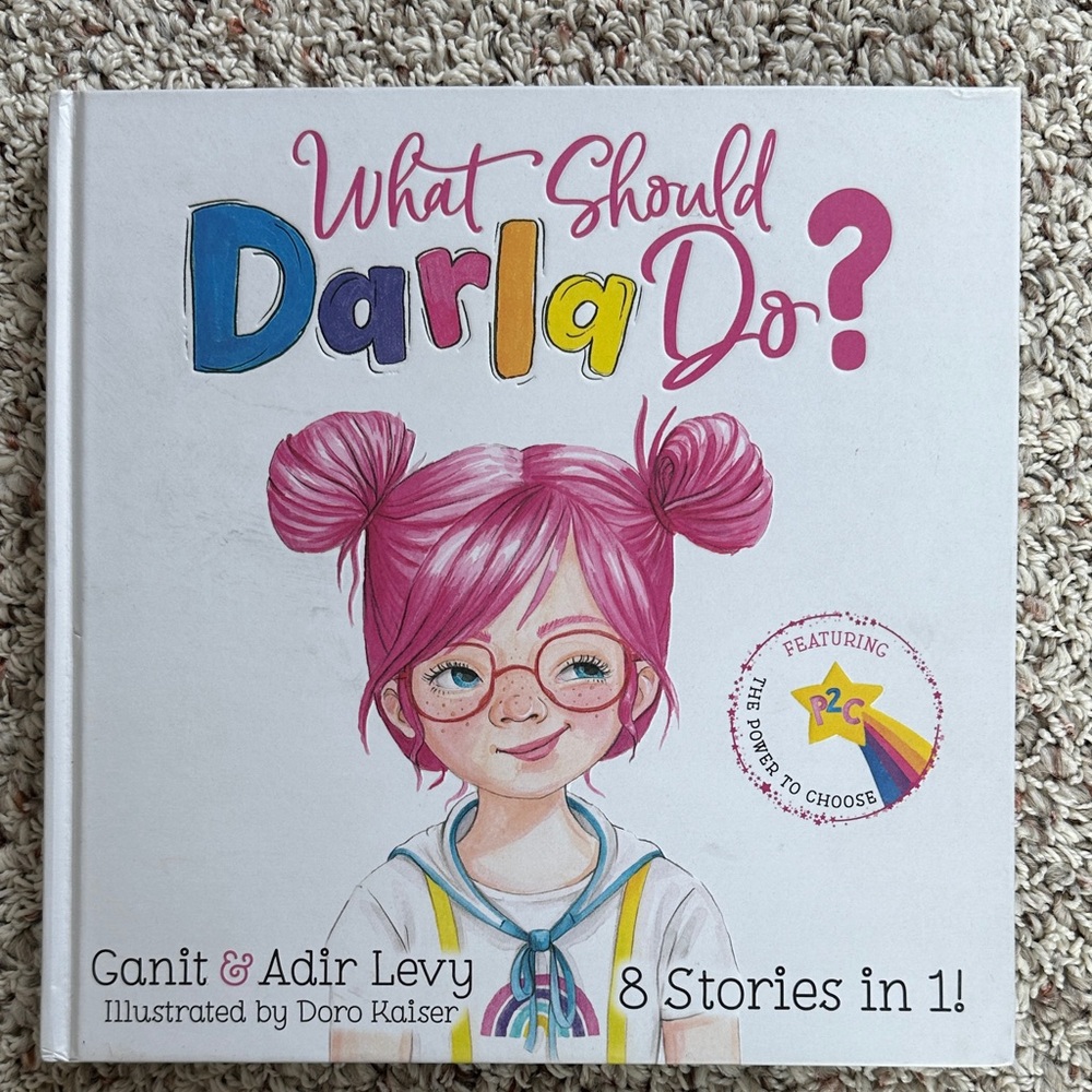 Interactive Kids Book with Pink Cover - What Should Darla Do?